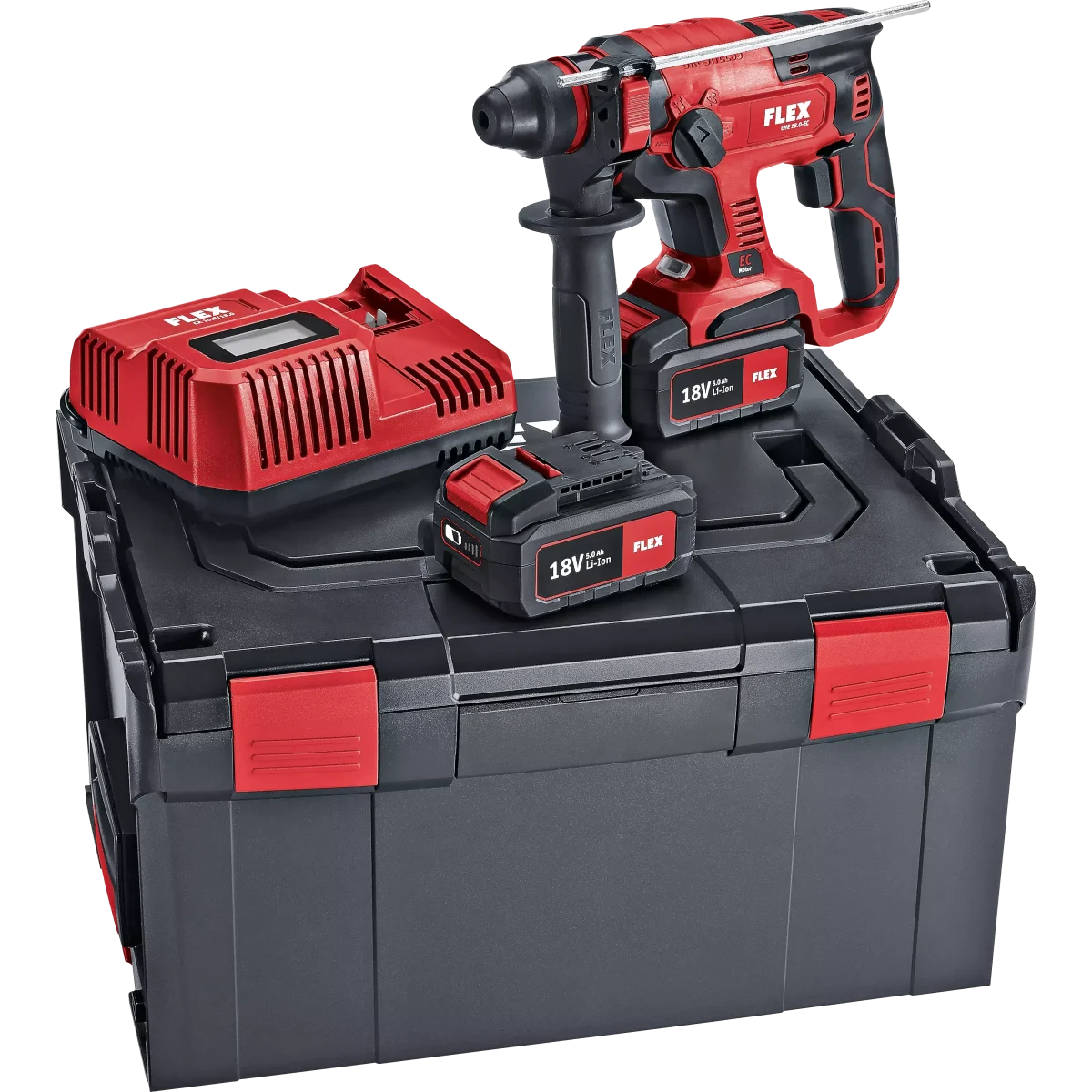 FLEX CHE 18.0-EC/5.0 SET-AKÜLÜ DARBELİ KIRICI DELİCİ (461768) - Görsel 2