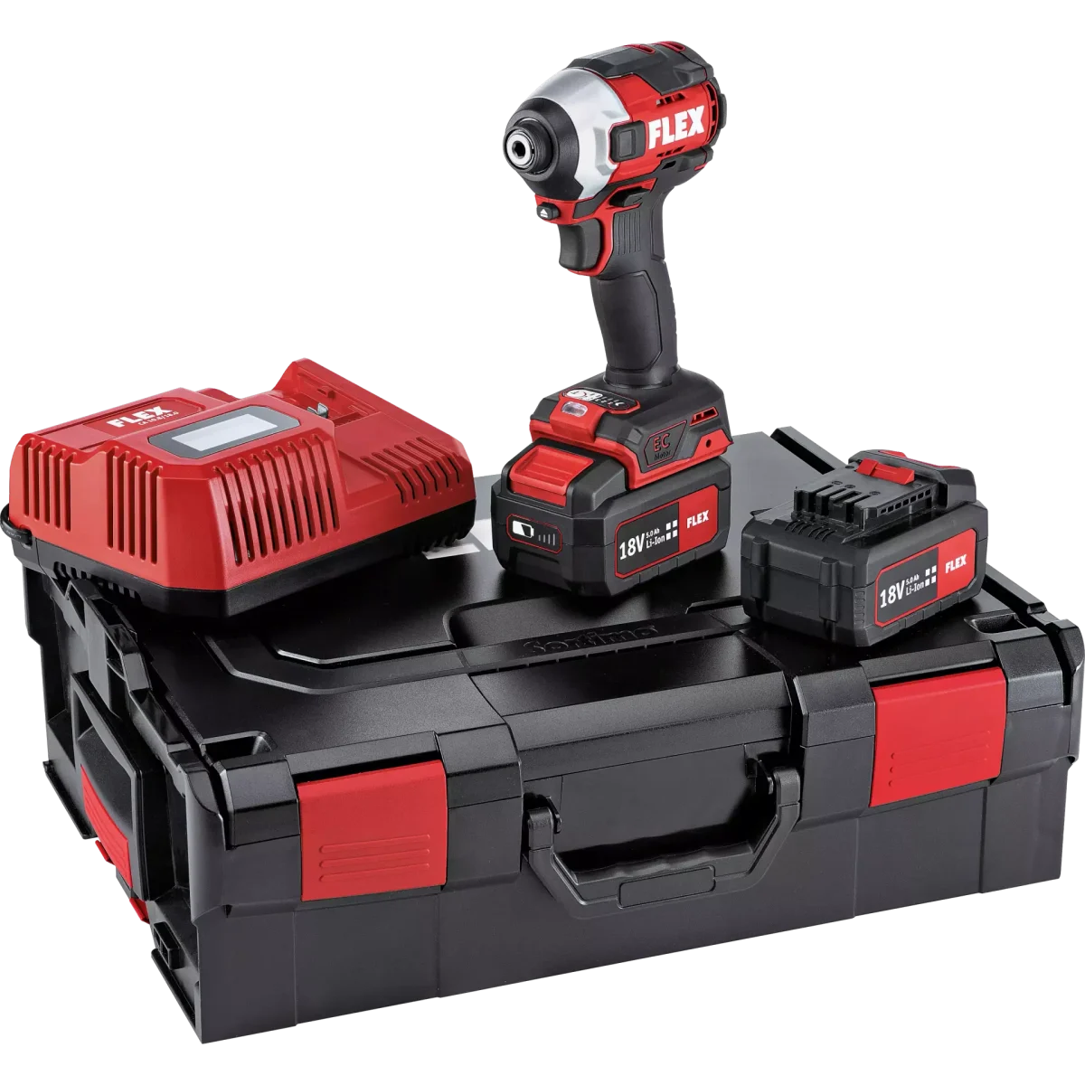Flex ID 1/4″ 18.0-EC HD/5.0 Set Kömürsüz Akülü Darbeli Vidalama - Görsel 1
